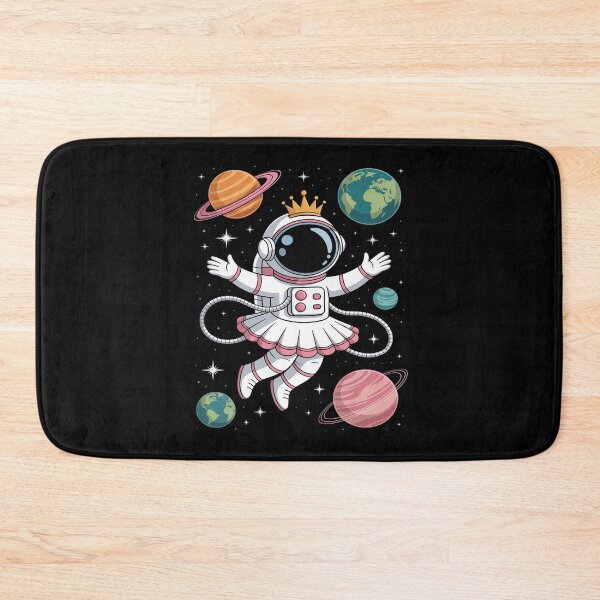 Item preview, Kawaii Girl Ballet Ballerina Astronaut With Planet Balloons designed and sold by LittleDame.