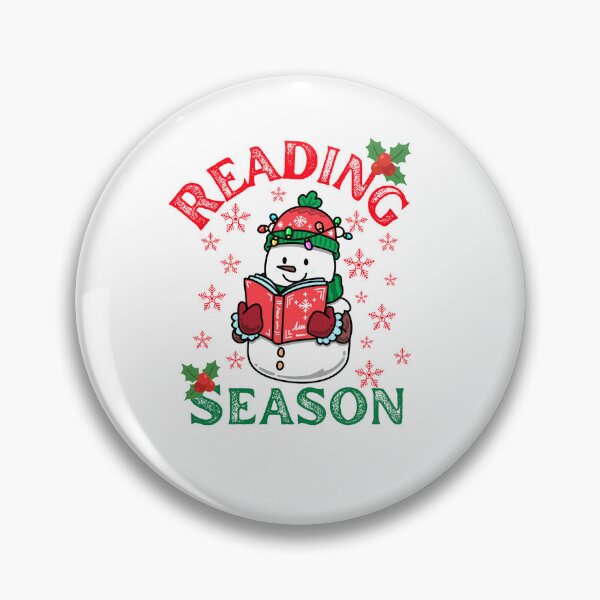 Item preview, Reading Season – Cozy Snowman Holiday Vibes designed and sold by belladesign7.