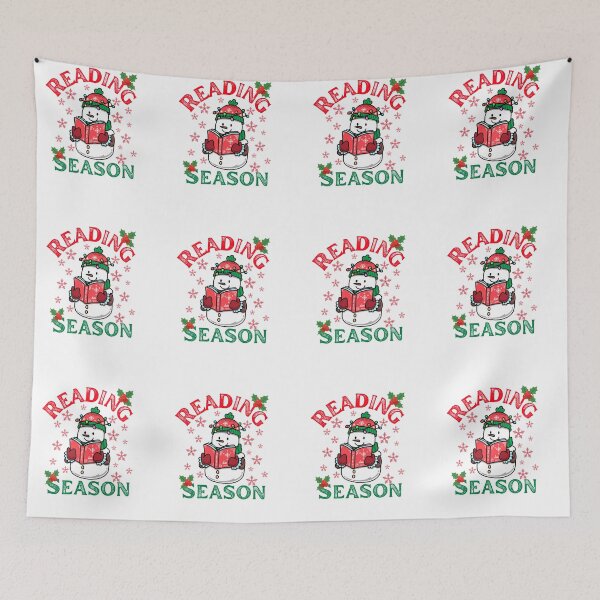 Item preview, Reading Season – Cozy Snowman Holiday Vibes designed and sold by belladesign7.