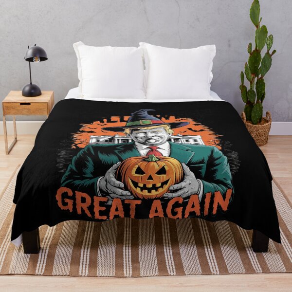 Item preview, Halloween Pumpkin Trump Make Halloween Great Again designed and sold by MonsterBuddiess.