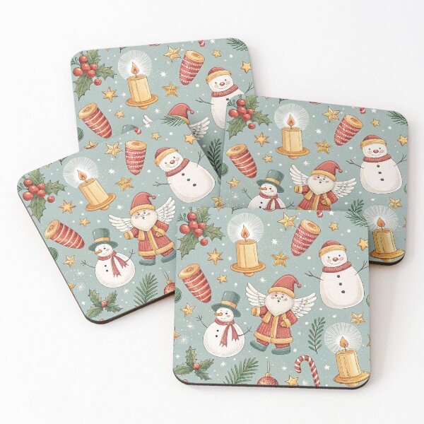 Item preview, Cutesy Christmas pattern designed and sold by Merrylands Artshop.