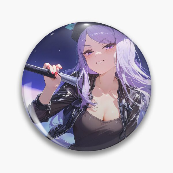 Item preview, Mejiro McQueen Cool Waifu Baseball Bat Uma Musume Pretty Derby Anime Night designed and sold by TorbenKuhano.