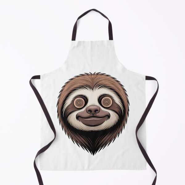Item preview, Happy Trippy Sloth Face Animal designed and sold by k3rstman1.