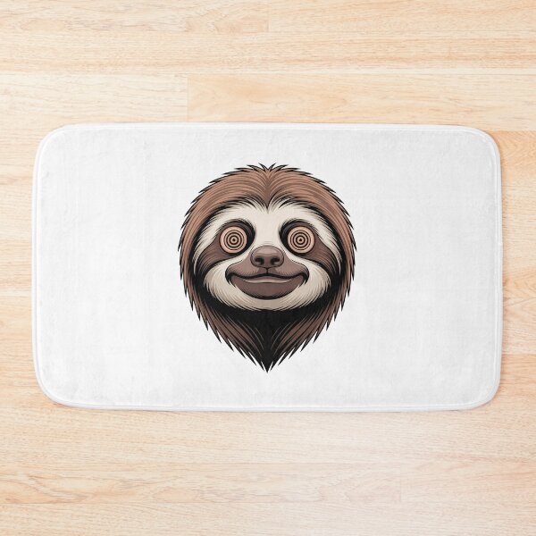 Item preview, Happy Trippy Sloth Face Animal designed and sold by k3rstman1.