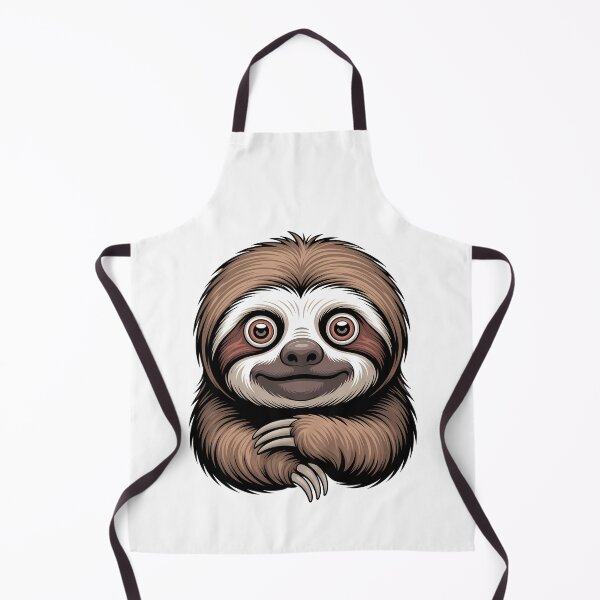 Item preview, Cute Happy Smiling Sloth Animal Face designed and sold by k3rstman1.