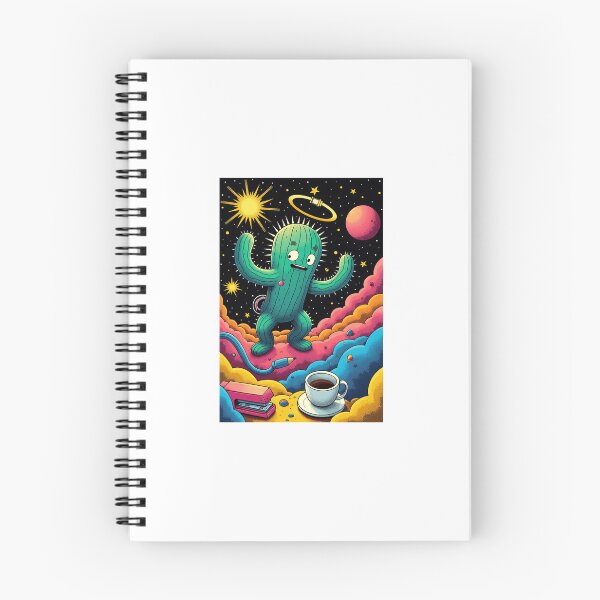 Item preview, Cactus Astronaut in Cosmic Office designed and sold by PictorialWhimsy.