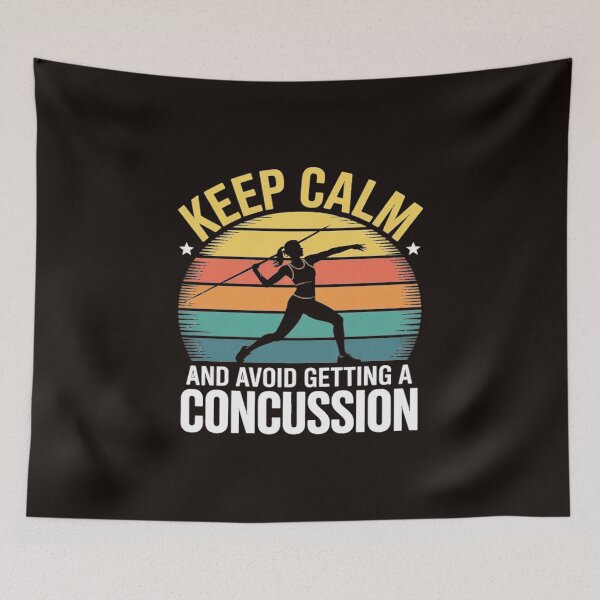 Item preview, Keep Calm And Avoid Getting A Concussion Color Guard designed and sold by LittleDame.