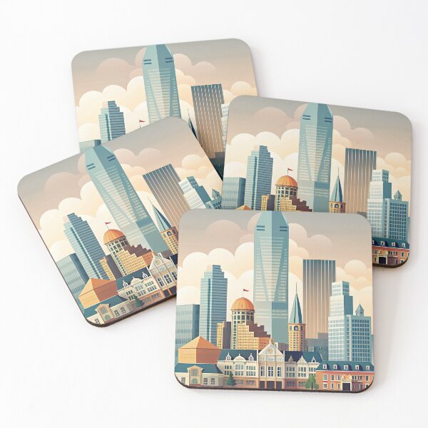 Item preview,  Minimalist skyline of The Hague designed and sold by paulrommer.