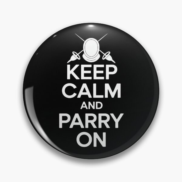Item preview, Keep Calm and Go On Fencing designed and sold by LittleDame.