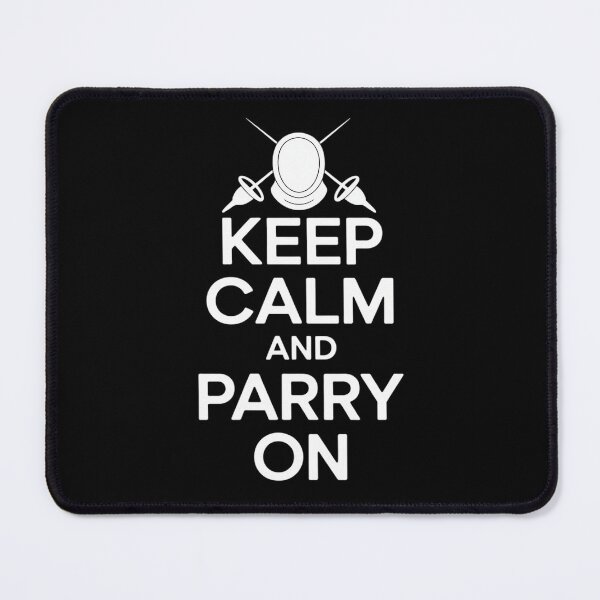 Item preview, Keep Calm and Go On Fencing designed and sold by LittleDame.