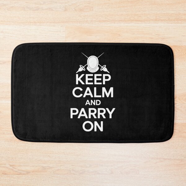 Item preview, Keep Calm and Go On Fencing designed and sold by LittleDame.