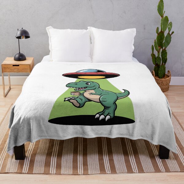 Item preview, Funny T-Rex UFO Abduction Coffee Dinosaur designed and sold by k3rstman1.