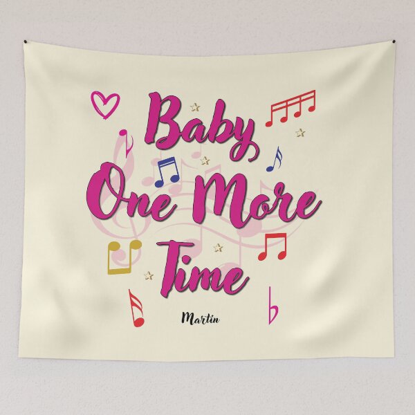 Item preview, Baby One More Time Popular Song Title designed and sold by CharlottePlaceArt.