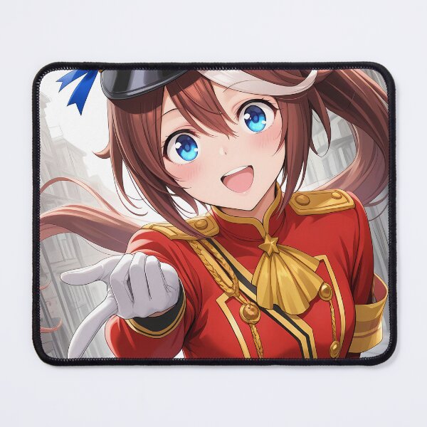 Item preview, Tokai Teio Uma Musume Pretty Derby Anime Girl Marching Band Red Outfit designed and sold by TorbenKuhano.