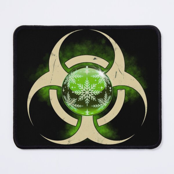 Item preview, Holiday Biohazard Cheer – Festive Hazard Symbol Art designed and sold by Artur-GrafiTee.