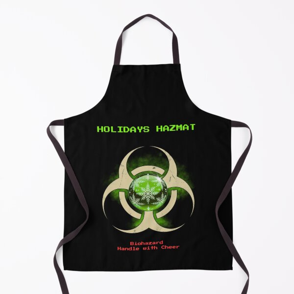 Item preview, Holiday Biohazard Cheer – Festive Hazard Symbol Art designed and sold by Artur-GrafiTee.