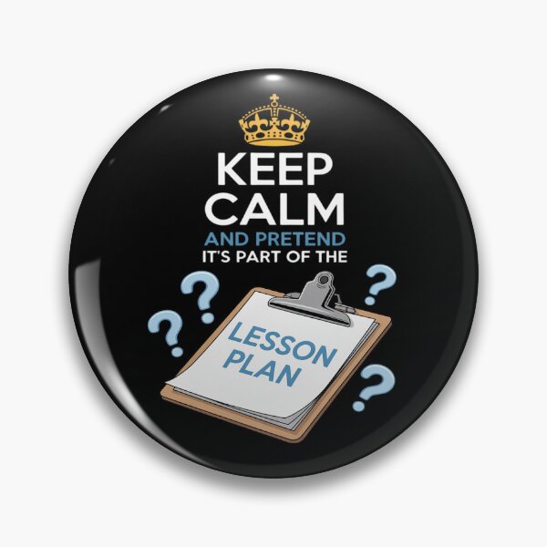 Item preview, Keep Calm Pretend Lesson Plan Classroom designed and sold by LittleDame.