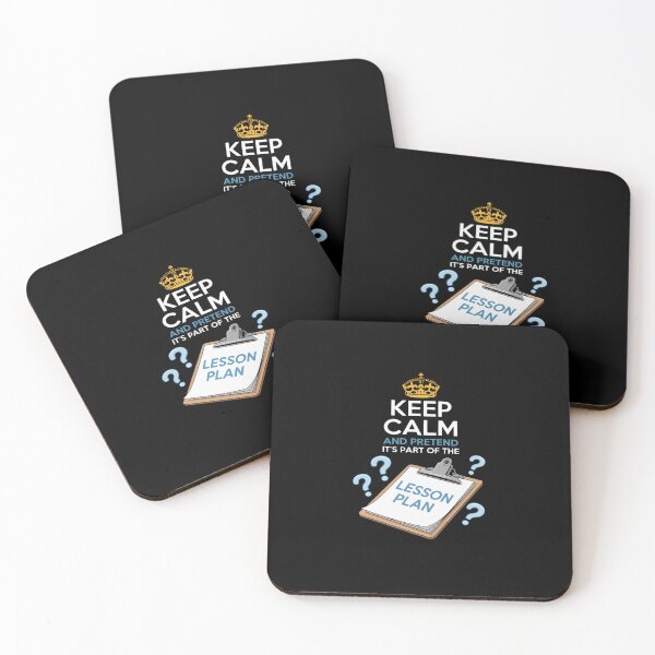 Item preview, Keep Calm Pretend Lesson Plan Classroom designed and sold by LittleDame.