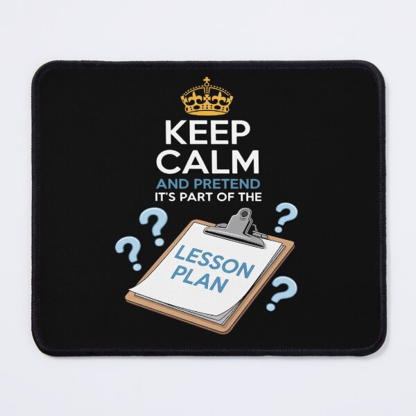 Item preview, Keep Calm Pretend Lesson Plan Classroom designed and sold by LittleDame.