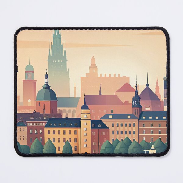 Item preview, Minimalist skyline of malmo designed and sold by paulrommer.