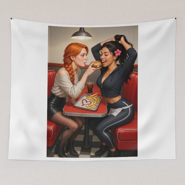 Item preview, Rowan x Shanti fast food dinner   designed and sold by CathryneDelamort.