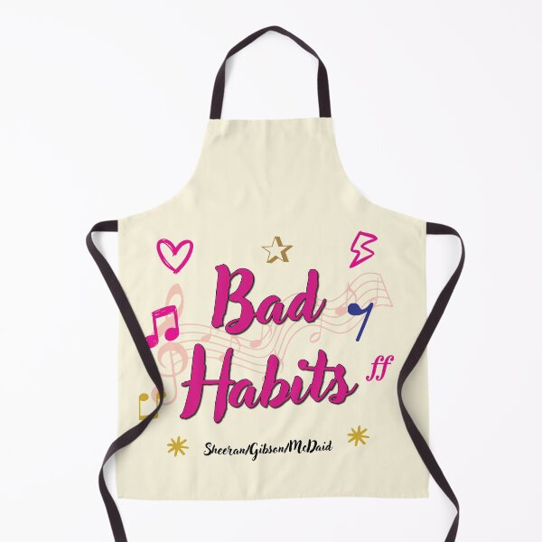 Item preview, Bad Habits Popular Song Title designed and sold by CharlottePlaceArt.