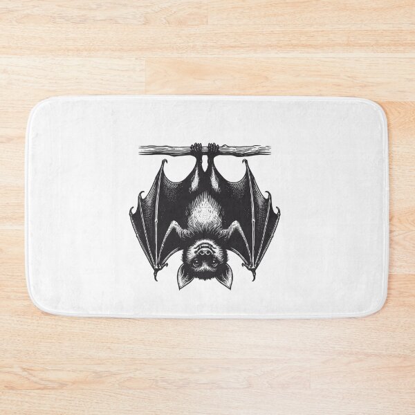 Item preview, Detailed Vampire Bat Sketch | Classic Halloween Illustration designed and sold by ZentroShop.