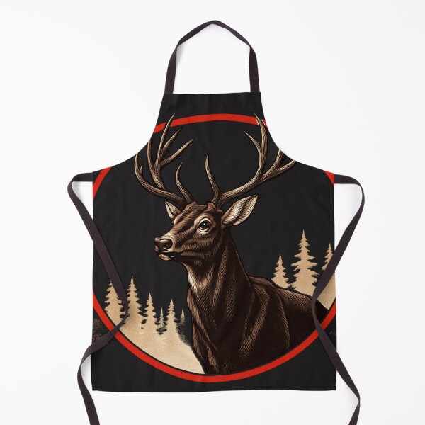 Item preview, Majestic Stag Vintage Forest Emblem designed and sold by Iuqiune.
