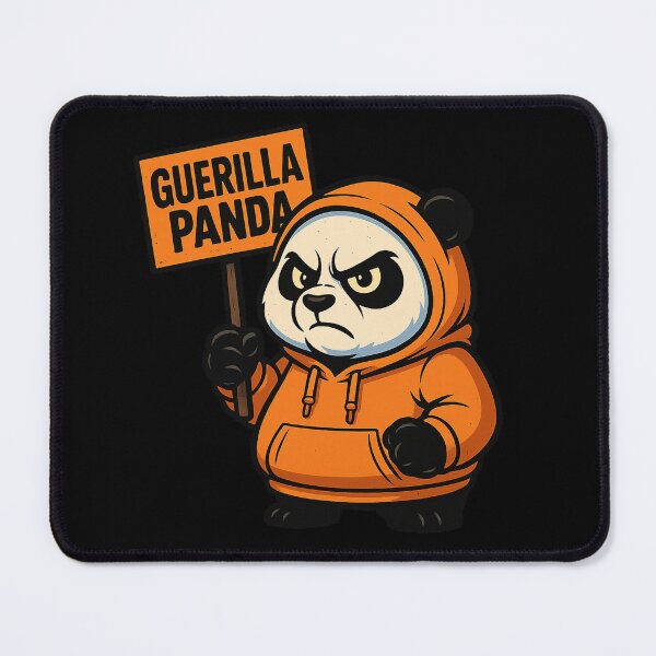 Item preview, Guerilla Panda Funny Protest Hoodie Panda designed and sold by nbg2012.