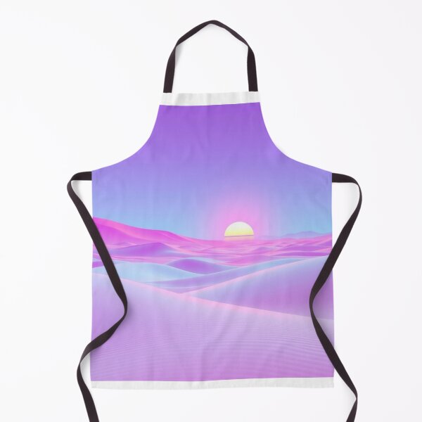 Item preview, Vaporwave Desert Sunset Aesthetic Art Print – Pink Purple Dreamscape designed and sold by EllDAV777.