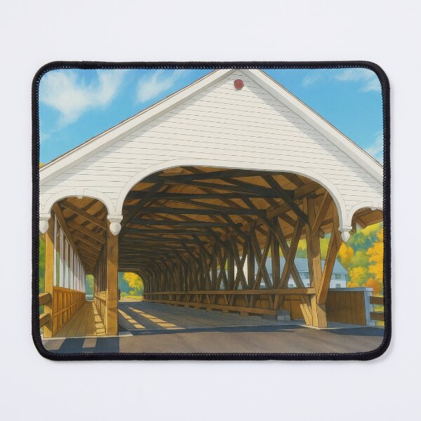 Item preview, The Historic Stark Covered Bridge designed and sold by Takeda-art.