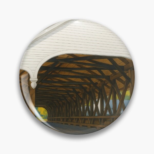 Item preview, The Historic Stark Covered Bridge designed and sold by Takeda-art.