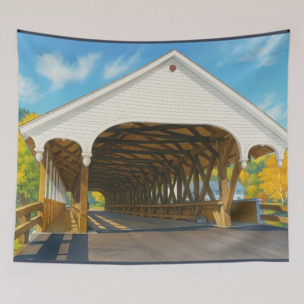 Item preview, The Historic Stark Covered Bridge designed and sold by Takeda-art.