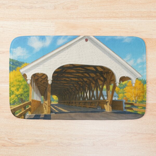 Item preview, The Historic Stark Covered Bridge designed and sold by Takeda-art.
