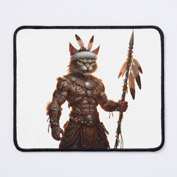 Item preview, Powerful Tribal Warrior Sunset Desert Portrait designed and sold by WildLeafDigital.