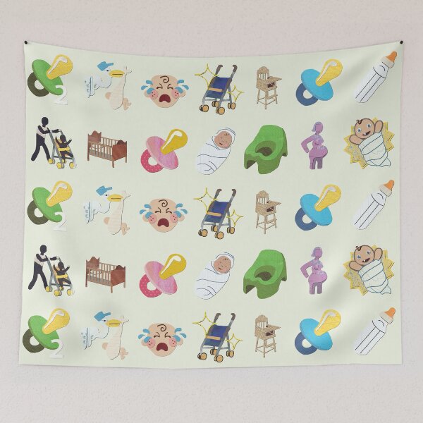 Item preview, Sims 3 Baby and Toddler related Wishes / Moodlet Paper Collage 2 designed and sold by toowoosh.