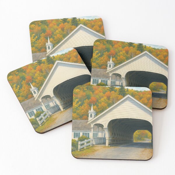 Item preview, The Historic Stark Covered Bridge designed and sold by Takeda-art.
