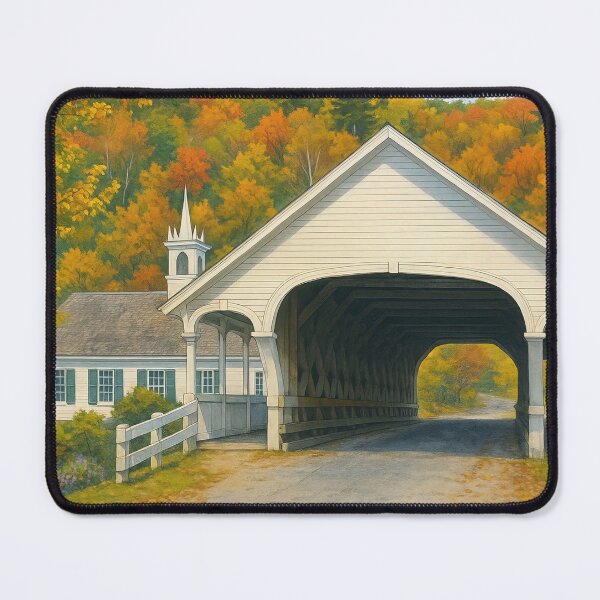 Item preview, The Historic Stark Covered Bridge designed and sold by Takeda-art.