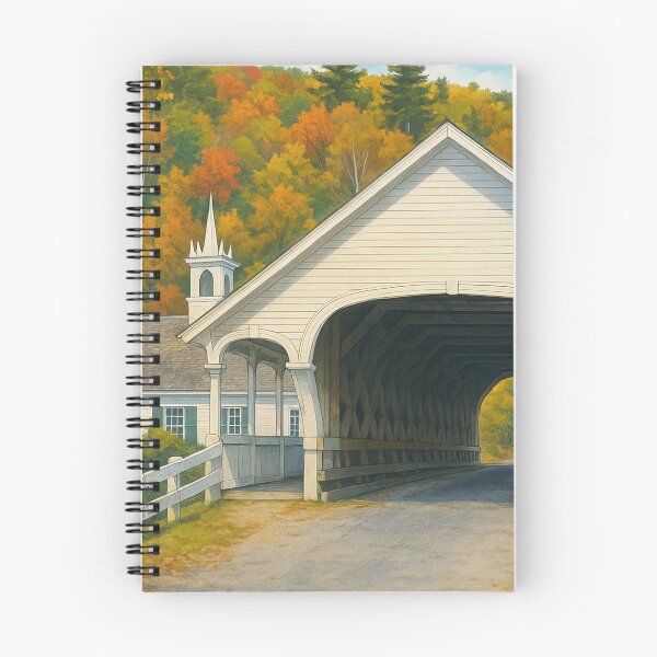 Item preview, The Historic Stark Covered Bridge designed and sold by Takeda-art.