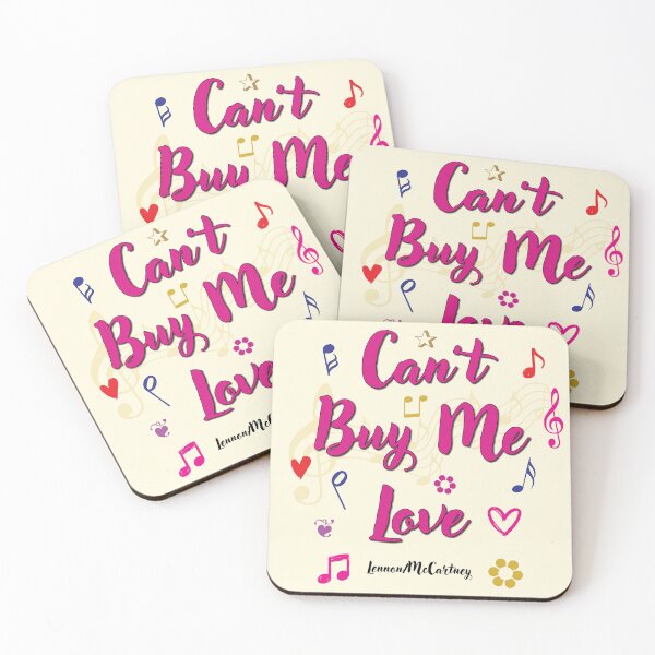 Item preview, Can’t Buy Me Love Popular Song Title designed and sold by CharlottePlaceArt.