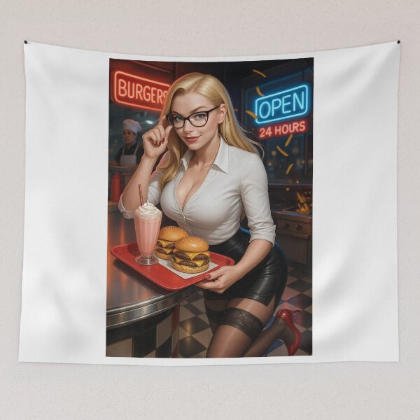 Item preview, Ilya Martin stockings fast food  designed and sold by CathryneDelamort.