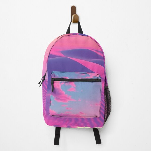 Item preview, Vaporwave Pink Desert Sunset Aesthetic Art Print designed and sold by EllDAV777.