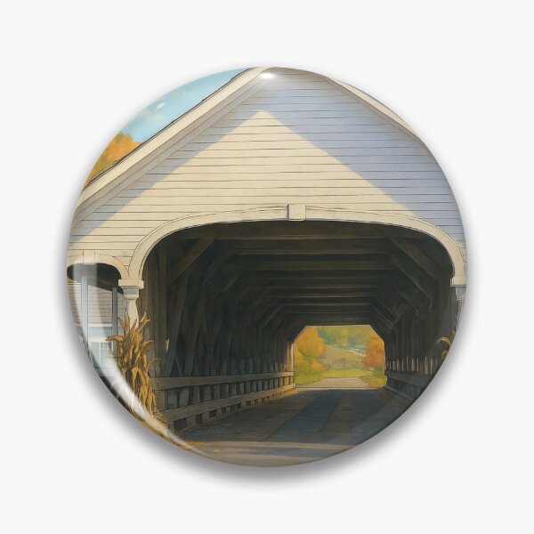 Item preview, The Historic Stark Covered Bridge designed and sold by Takeda-art.