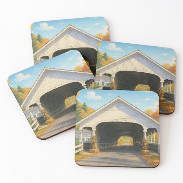 Item preview, The Historic Stark Covered Bridge designed and sold by Takeda-art.