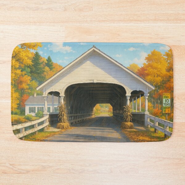Item preview, The Historic Stark Covered Bridge designed and sold by Takeda-art.