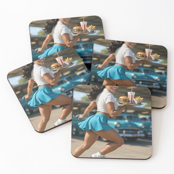 Item preview, Shanti Riveria roller skates fast food  designed and sold by CathryneDelamort.