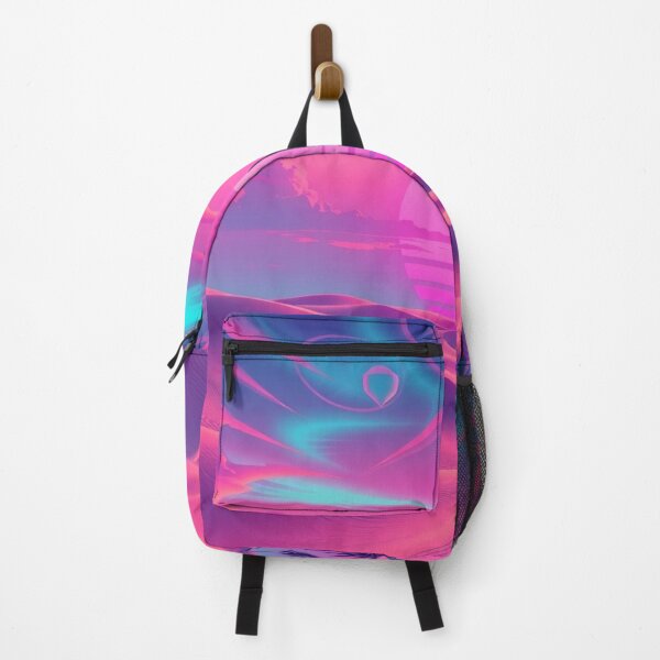 Item preview, Vaporwave Desert Sunset Palm Trees Neon Retro 80s Art designed and sold by EllDAV777.
