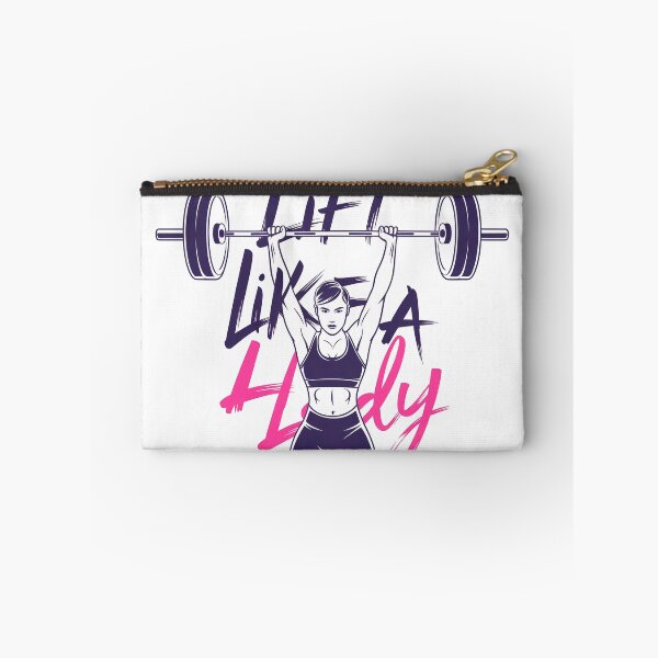 Item preview, ift Like A Lady – Strong Female Overhead Press Minimal Vector designed and sold by HAFIZ-DP.