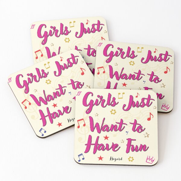 Artikelvorschau, Girls Just Want to Have Fun (Beliebter Songtitel) entworfen und verkauft von CharlottePlaceArt.