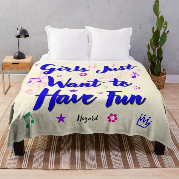 Item preview, Girls Just Want to Have Fun Popular Song Title designed and sold by CharlottePlaceArt.